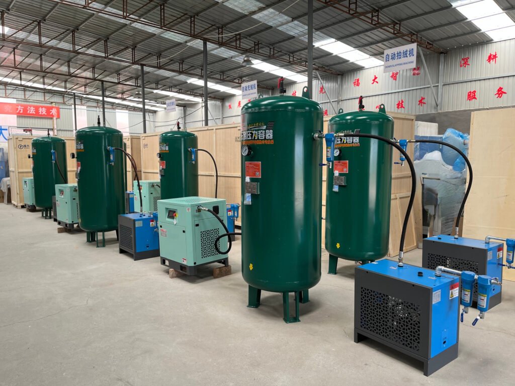 Screw Air Compressor fuda 10a wooden case industrial screw air compressor