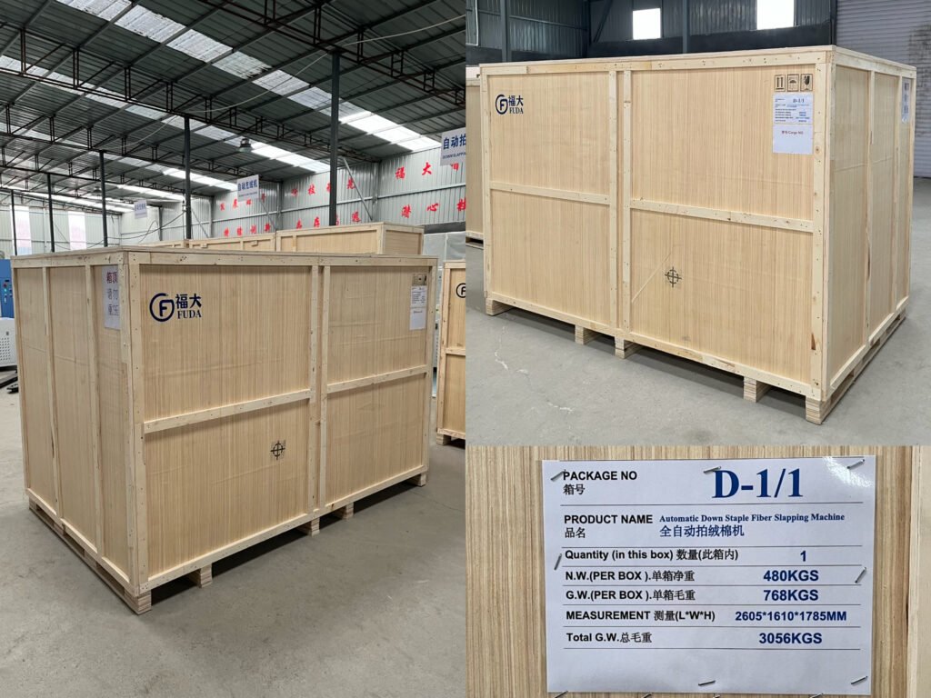 fuda a62dc wooden case compact polyester fiber coat beating machine