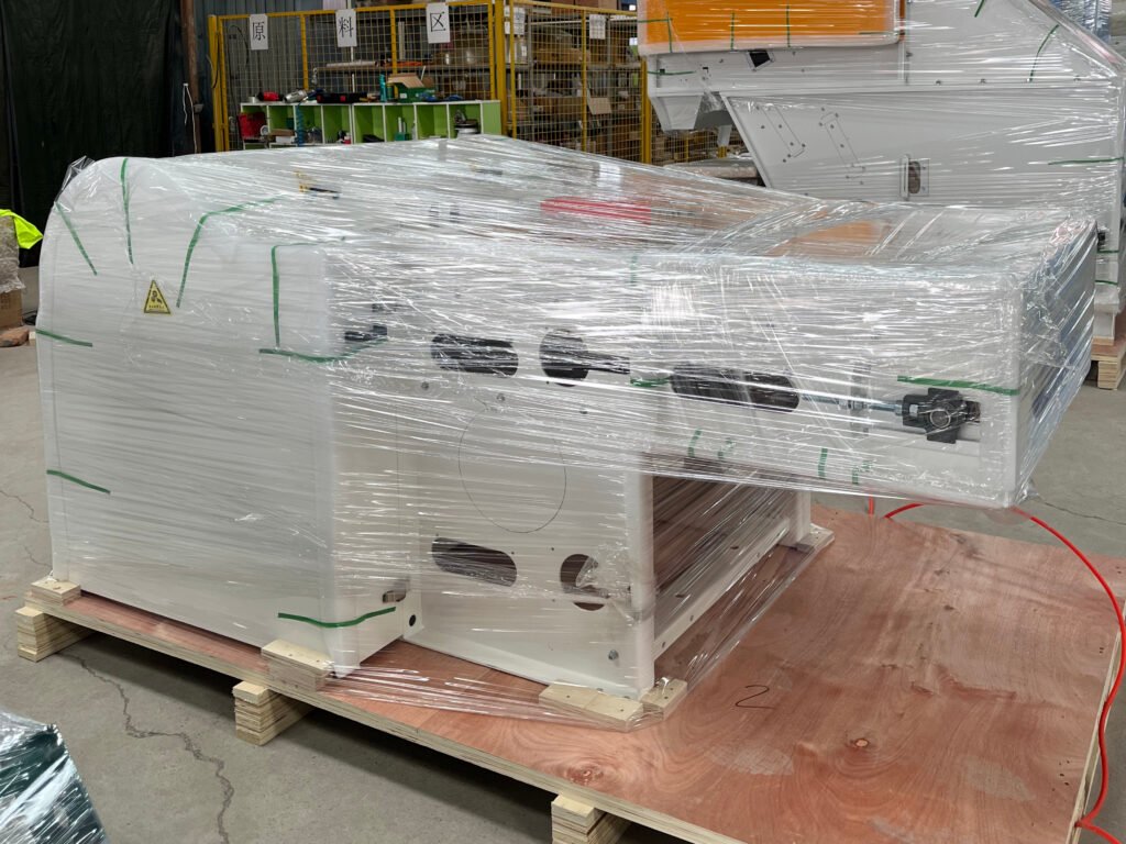 fuda ao500d wooden case automatic siliconized fiber carding machine