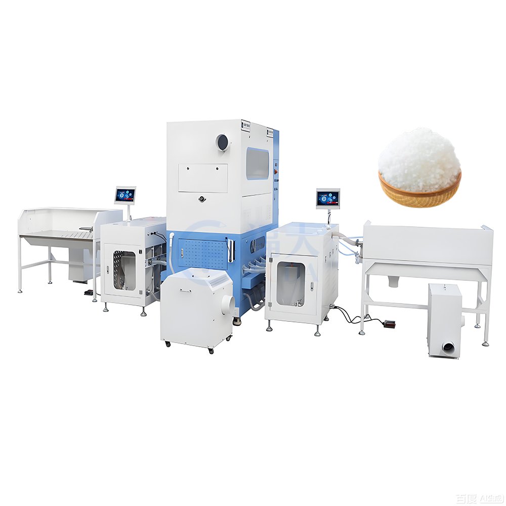 image 12t6c fuda dual ports ball fiber filling machine
