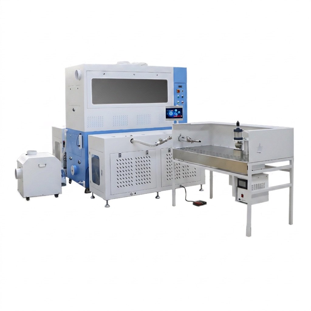 image 16t6d fuda two nozzles feather down polyester fiber filling machine