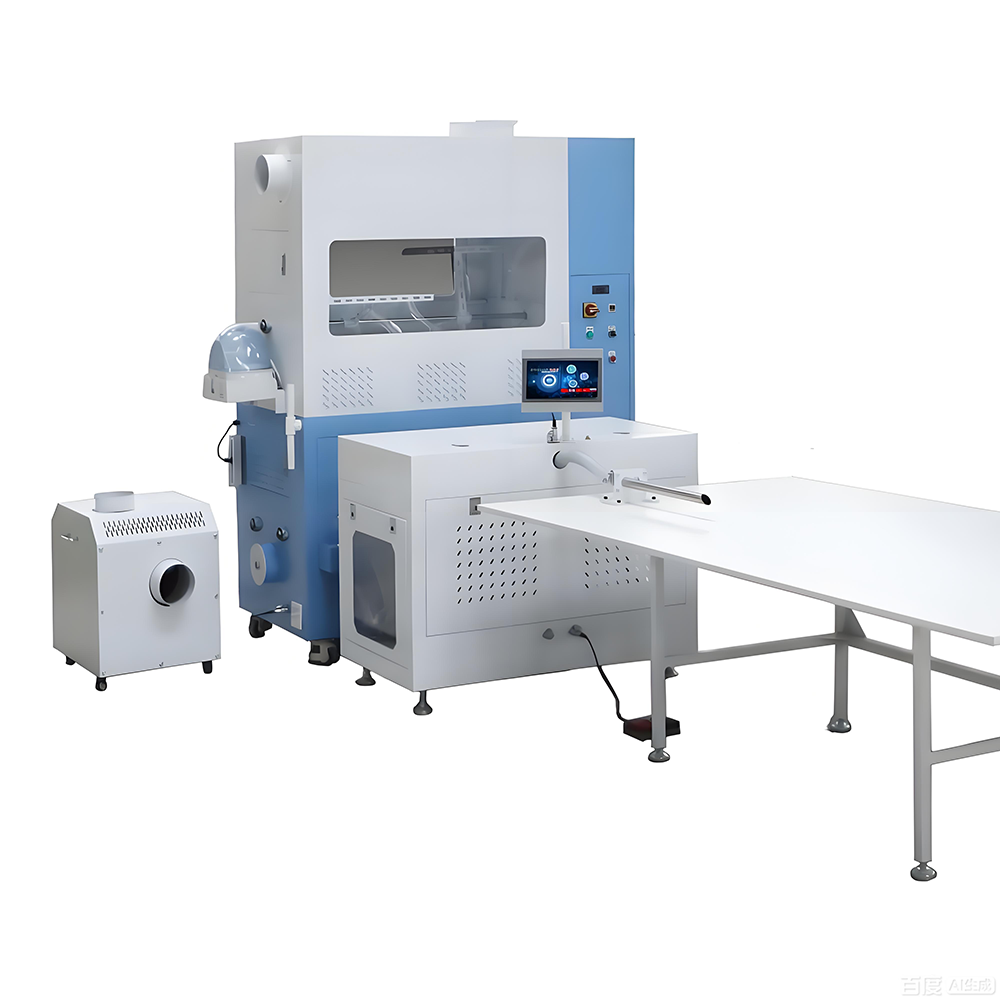 image h412d fuda four scales compact duck down comforter filling machine