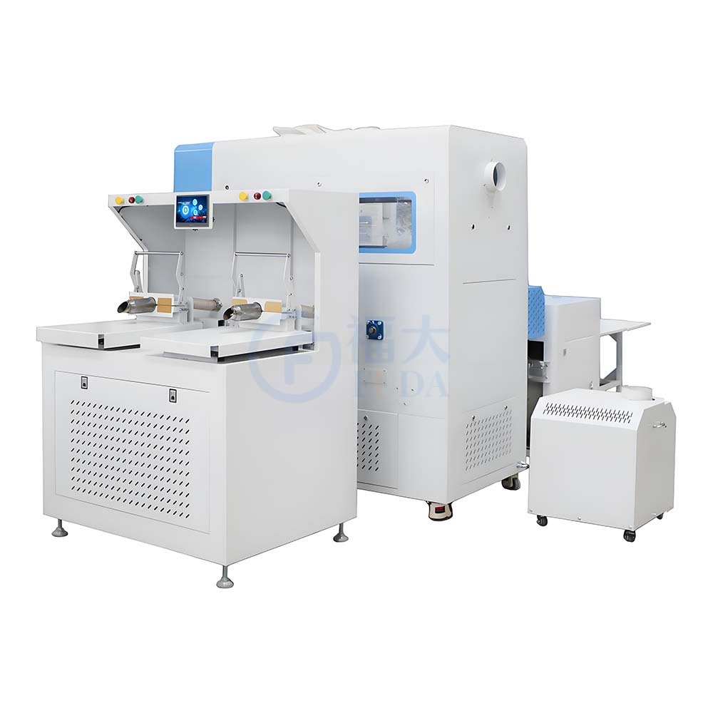 image h218c fuda automatic polyester fiber cushion padding machine