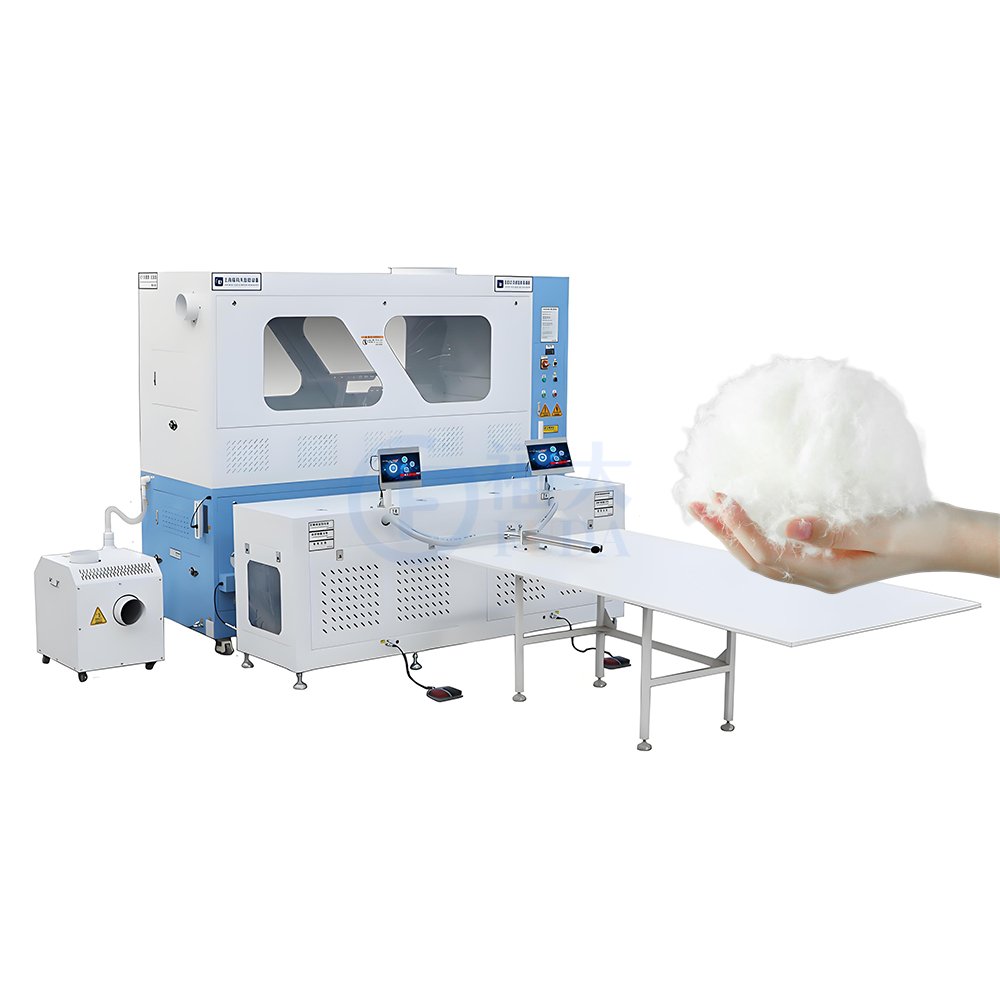 image h8t8d fuda two nozzle feather down quilt filling machine