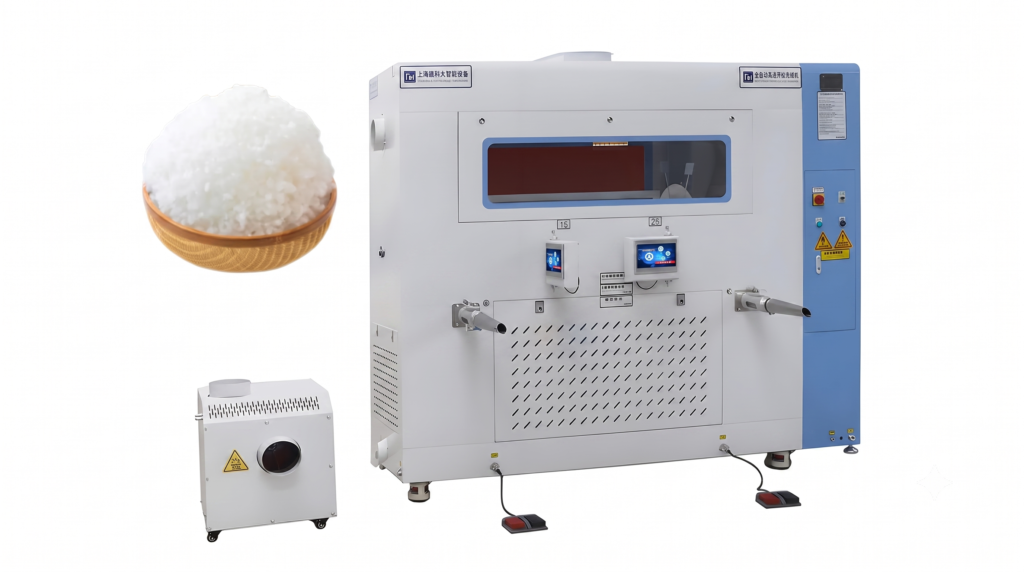 Beyond Down: The Ultimate Guide to Filling Materials Supported by Modern Automation image 426c dual ports polyester fiber filling machine